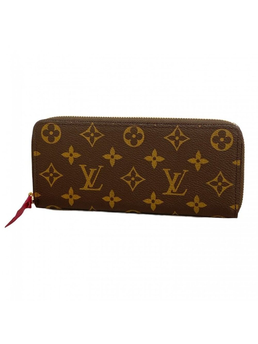 Louis Vuitton Wallet Monogram Portefeuille Clemence Fuchsia Pink